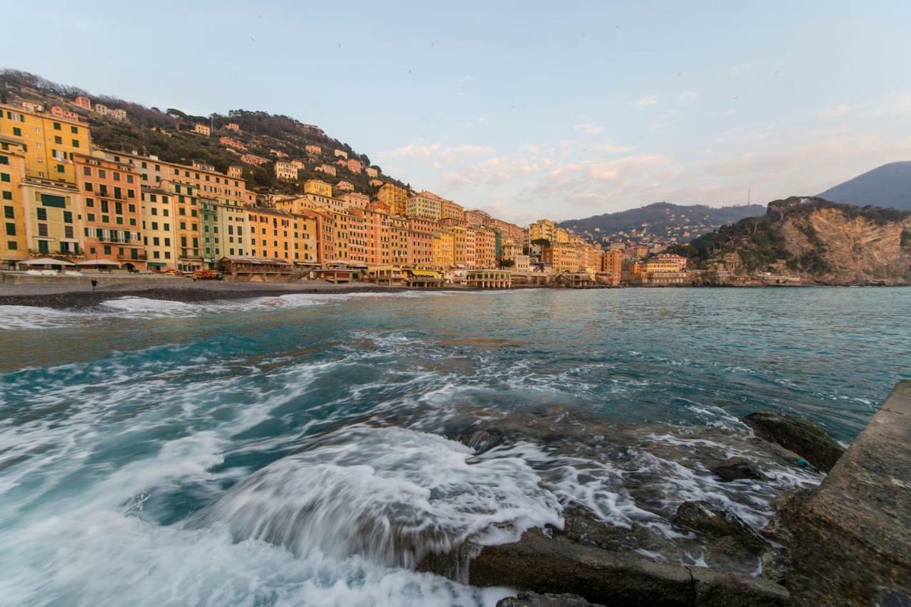 Ferienwohnung Joivy Charm 1 Bed Apt Overlooking Port Of Camogli Exterior foto