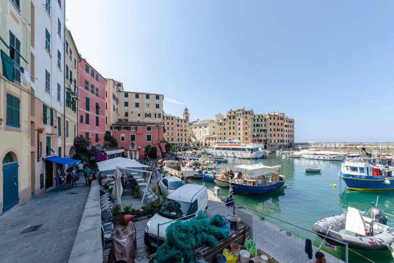 Ferienwohnung Joivy Charm 1 Bed Apt Overlooking Port Of Camogli Exterior foto